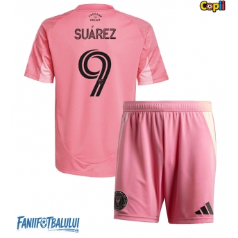 Inter Miami Luis Suarez #9 Echipament de Fotbal Replică 2025-26 Copii Acasa (+ Șorturi)